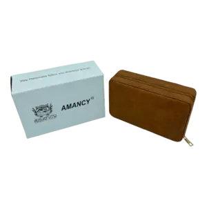 AMANCY Portable Travel Cigar Humidor Case